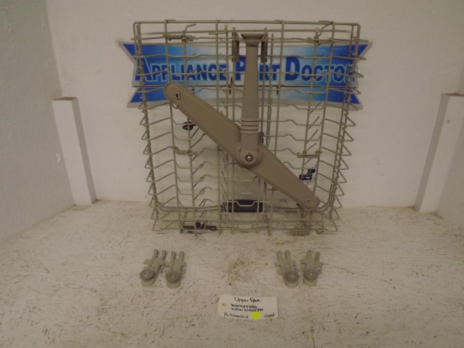 KitchenAid Dishwasher W10727422 WPW10462394 Upper Rack Used KitchenAid Dishwasher W10727422 WPW10462394 Upper Rack Used
